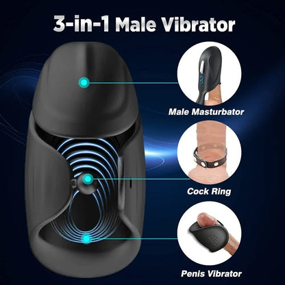 Wireless APP Style Male Wearable Glans Penis Masturbator Vibration Penis Training and Exercise Device Vibration Airplane Cup