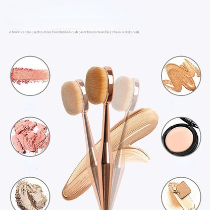 1PCS Makeup Brush Toothbrush Mermaid Makeup Brush Foundation Oval Brushes High End Foundation Brush Foundation Oval Brushes