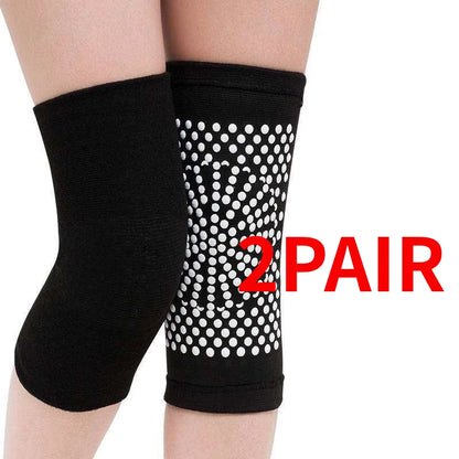 Knee Warmer Strap Arthritis Muscle Relax Joint Injury Recovery Knee Warmer Strap Massage Leg Warmer 1 Pair of Support Knee Pads