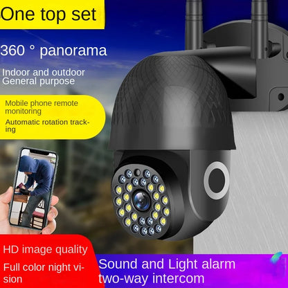 Wireless High-definition Network WiFi Monitoring Camera Waterproof Black 28 Light Outdoor Ball Machine Mobile Remote Monitoring