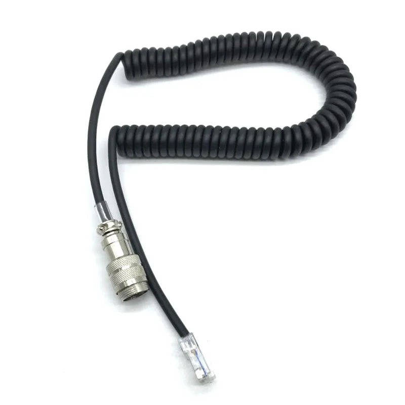 Aviation Connector 8 pin to RJ45 modular PTT Mic Speaker Microphone Adapter Cable for Yaesu FT-450D FT-897D FT-991 FT-891 Radio