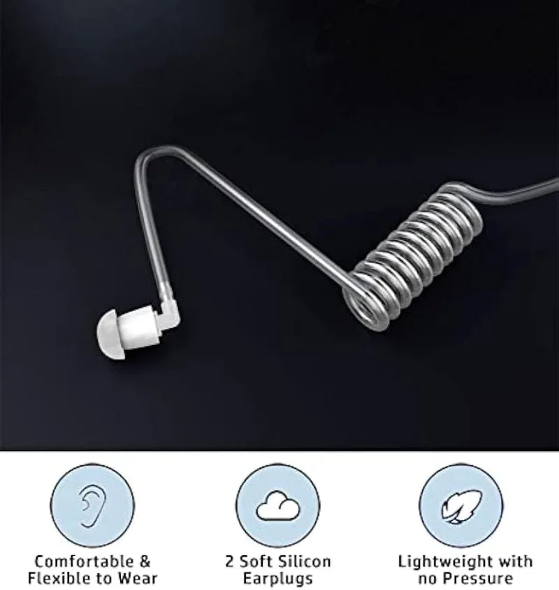 Air Tube VOX Earpiece Microphone PTT Mic Headset For Sepura Radio SC20 STP8000 STP8030 STP8035 STP8038 STP8040 STP9000 STP9038