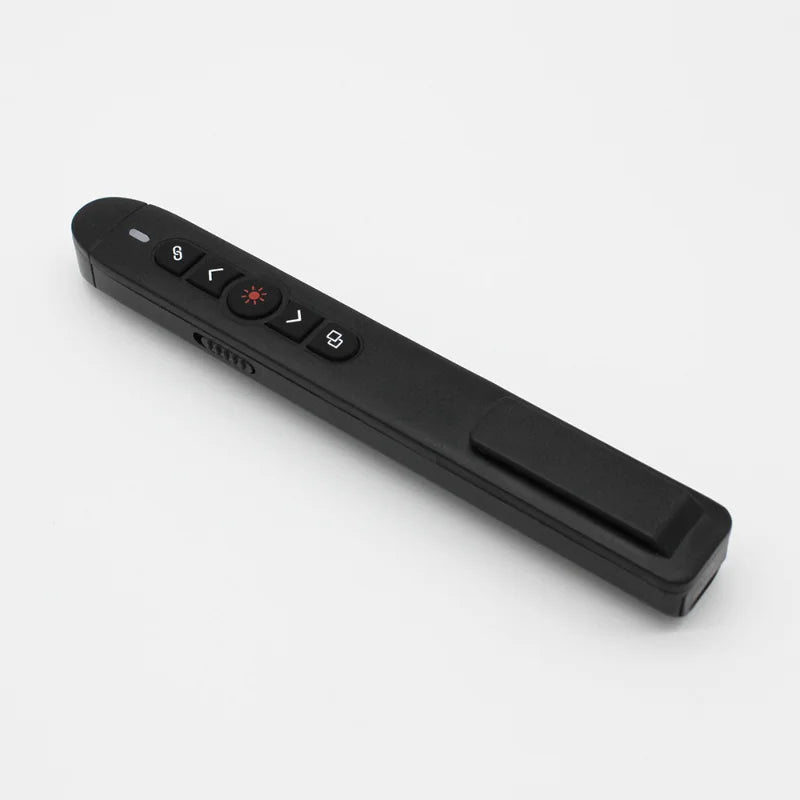 T5-H-L Wireless Laser Pointer for PPT Presentation - Eye-friendly Class 1 Laser - Multifunctional 2.4G Laser Pen