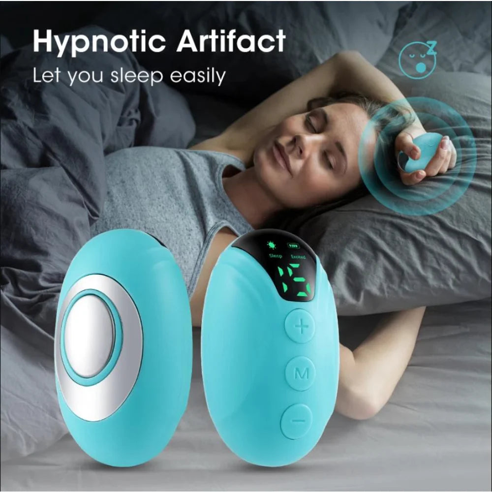 Fast Sleep Instrument Sleeper Therapy Insomnia Blue New Sleep Aid Hand-held Micro-current Intelligent Relieve Anxiety Depression