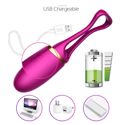 Wireless Voice Control Vibrating Egg Waterproof 10-Frequency G-Spot Vibrator Massager Masturbator Sex Toys for Women,