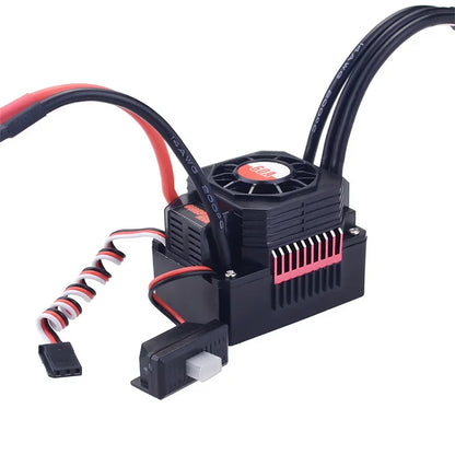 SURPASS HOBBY 60A ESC Waterproof Electric Speed Controller for 1/10 1/12 RC Car 3660 Brushless Motor