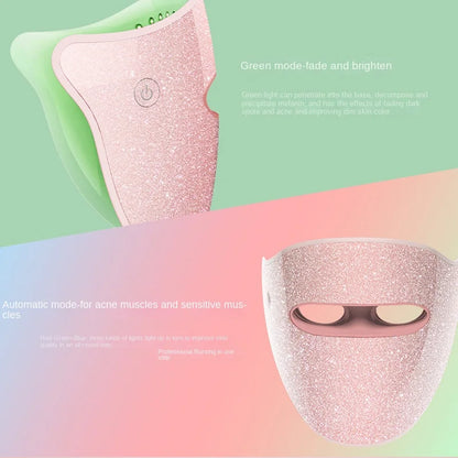 Multi-Functional Light Mask Household 3 Colors LED Mask Facial Mask Essence Introducer Beauty Instrument 165 Lights