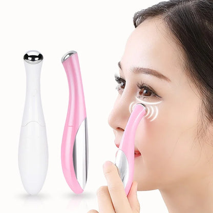 NEW Mini Handheld Electric Vibrating Eye Facial Massage Pen Anti-aging Wrinkles Dark Circles Removal Rejuvenating Skin Care Tool