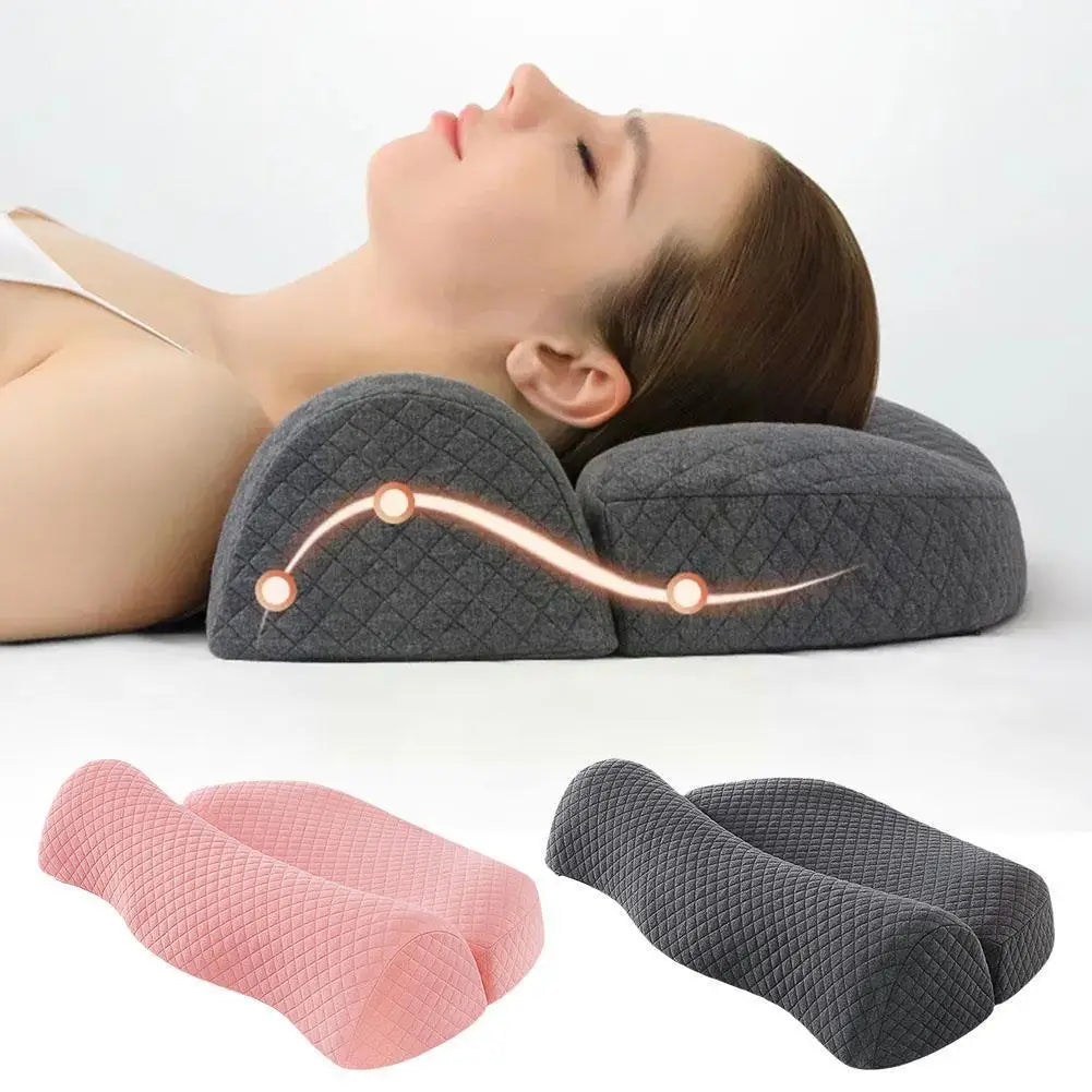 Memory Foam Massage Pillow Ergonomic Orthopedic Pillow Slow Rebound For Neck Support Lengthening Orthopedic Pad Multifunction