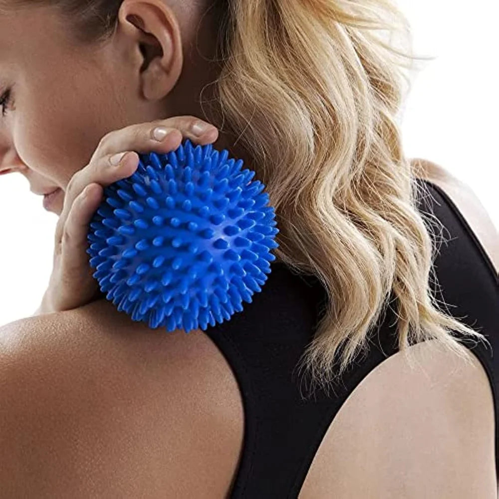 Plantar Fasciitis Reliever Hedgehog Balls 9cm PVC Spiky Massage Ball  Durable Trigger Point Sport Fitness Hand Foot Muscle Relax