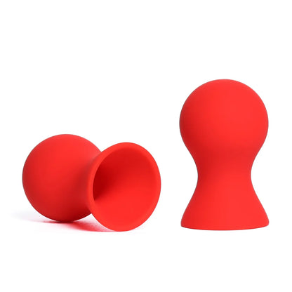 A Pair Silicone Nipple Sucker Pump Suction Cup Breast Massager Clitoris Stimulator Sex Toys for Man Woman Flirting Products