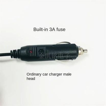 1m Pure Copper 0.3mm² 12V Car Charger, 3A Male To DC3.5*1.35 Male Power Cable for XiaoDu Pro Speaker