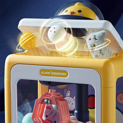 Automatic Doll DIY Machine Kids Coin Operated Play Game Mini Jeux Toy Claw Machine Crane Machines Music Doll for Christmas Gifts