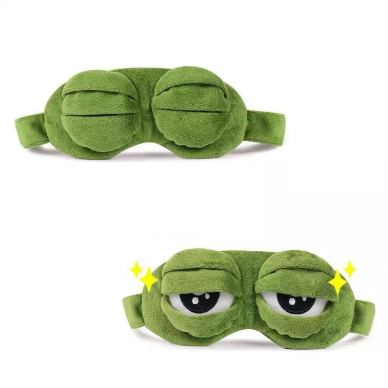 Sad Frog Sleep Eye Patch Eye Patch Plush Eye Patch Travel Relaxation Gift Eye Patch Patch Cartoon Sleep Eye Patch Children Adult