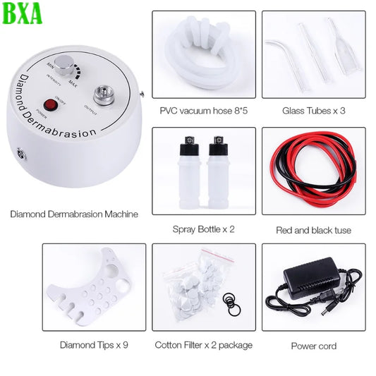 New 3-in-1 Diamond Microdermabrasion Machine Water Spray Exfoliating Beauty Machine Wrinkle Facial Peeling Machine