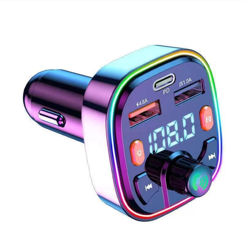 Wholesale Q5 Car MP3 Player: USB Bluetooth Hands-free FM Transmitter, Multi-function PD Fast Charging, Car MP3