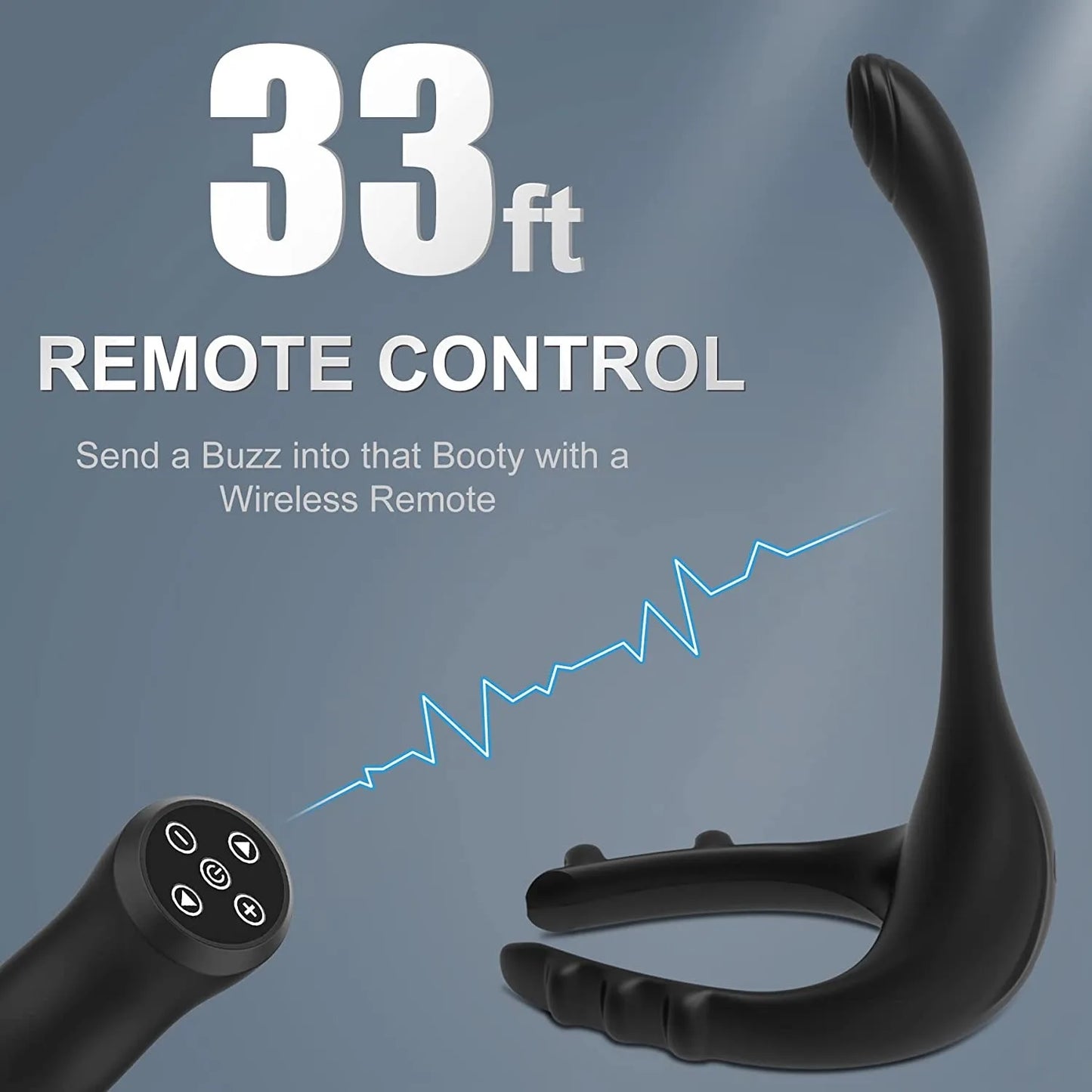 Anal Plug Butt Stimulator Masturbator Cock Ring Male Vibrator Penis Ring Male Prostate Massager Remote Control Sex Toy for Men