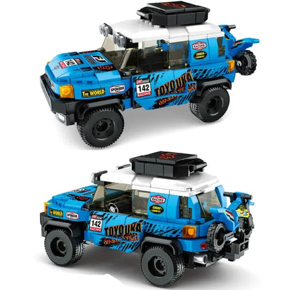 Speed Champions SUV FJ CRUISER Technical Car Vehicle Building Blocks Rally Racers Bricks Model Toys Children Gifts for Kids