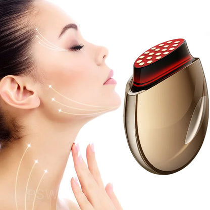 Collagen Cannon Skin Rejuvenation Machine Collagen Regeneration Facial Massager EMS Beauty Instrument Red Light Lifting Tighten