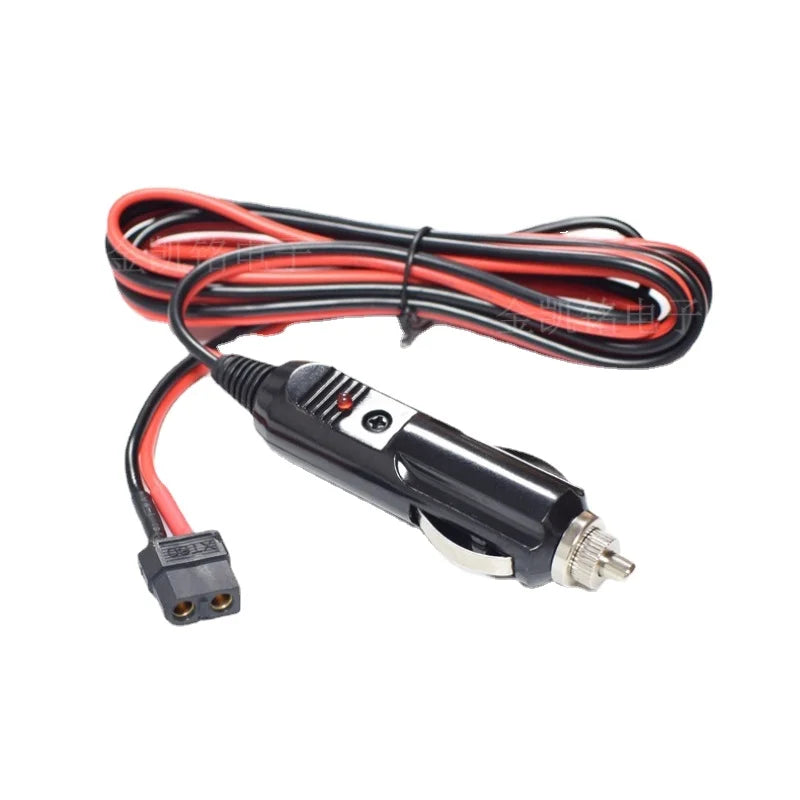 0.75mm² Cigarette Lighter Male To XT60 Female Cable, 10A, for Car Chargers and RC Model Aviation Plug, Power Extension Line