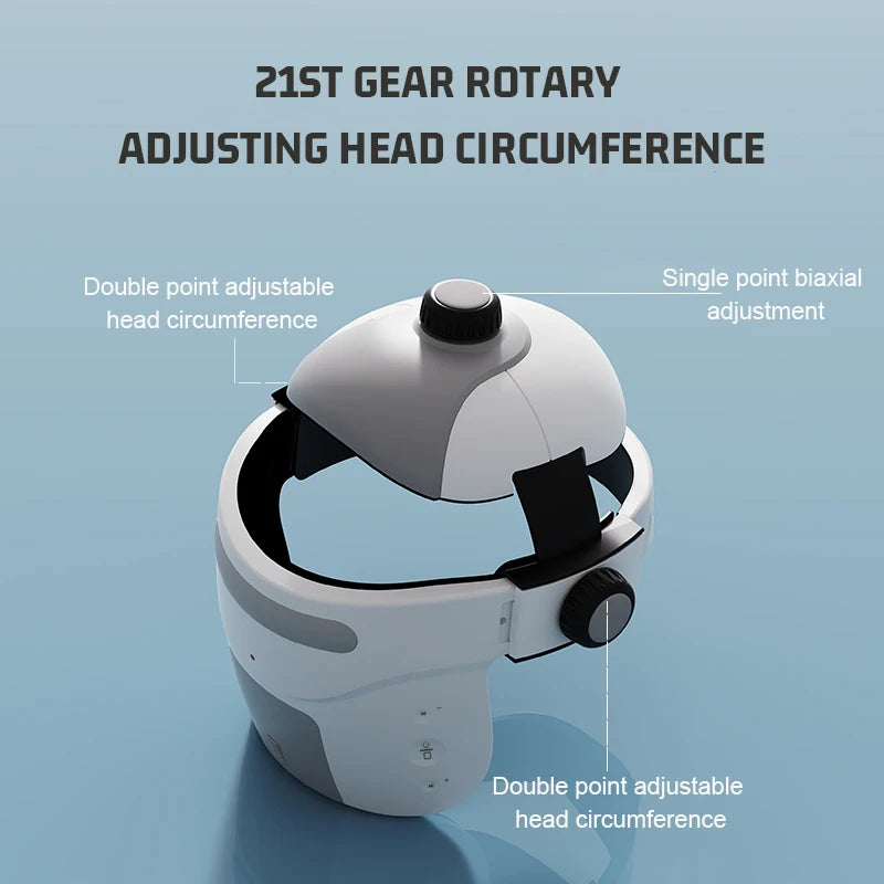 New Head Massage Device Air Bag Vibration Simulation Hand Massage Can Play Music To Soothe Headaches To Help Sleep Massager