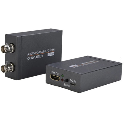 AHD TVI CVI CVBS To HDMI Converter 1080P Analog HD Signal To HDMI Conversion