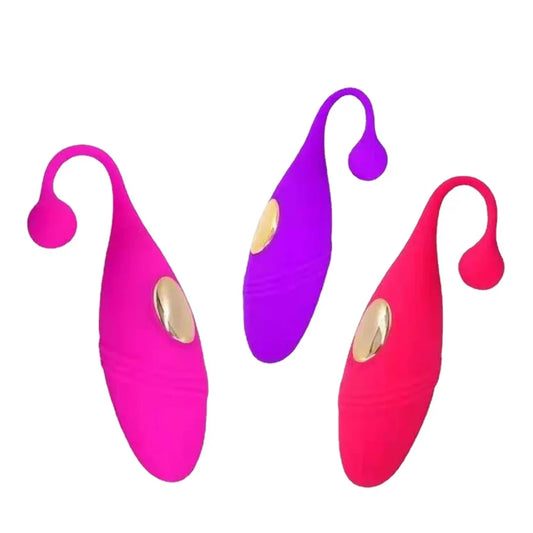 1ps New Women's Jumping Egg Vibration Masturbation Device Wireless Remote Control USB Charging Fun Silicone Waterproof Adult Toy