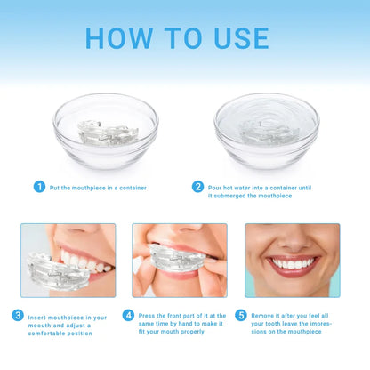 New Anti Snoring Bruxism Mouth Guard Teeth Bruxism Sleeping  Apnea Guard Snoring Mouth Guard Snoring Device to Stop Snoring