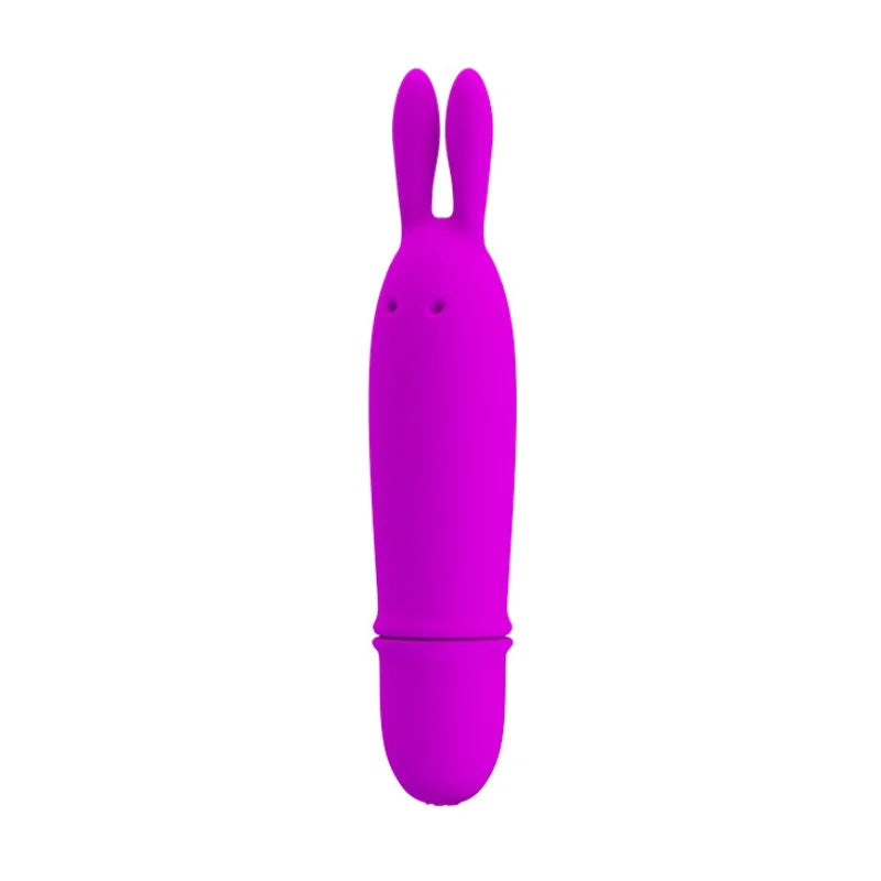 Soft Silicone 10-Modes Strong Vibrating Waterproof G-spot Rabbit Vibrator Vibrating Egg Masturbator Mini Sex Toys for Women