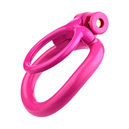 2024 New Male Resin Chastity Lock Penis Cage Ball Stretcher Penis Ring Smooth Lightweight Adult Penis Lock