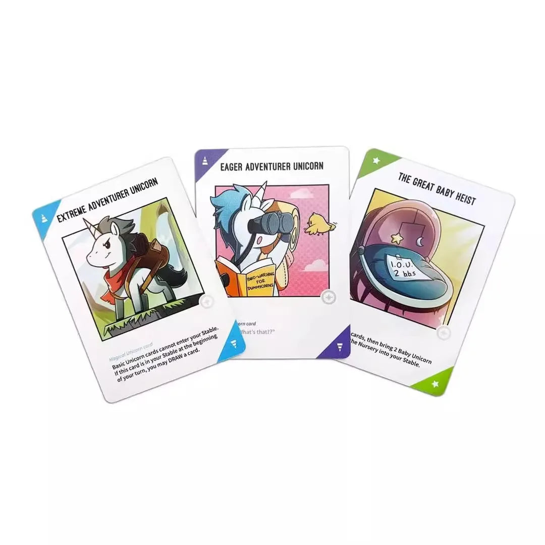 Unstable Unicorns Adventures Unicorns, Adventure Expansion Party Cards Game Cards Game