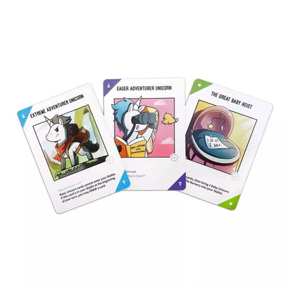 Unstable Unicorns Adventures Unicorns, Adventure Expansion Party Cards Game Cards Game