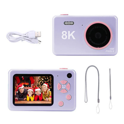 2.4 Inch HD Screen Mini Camera Toy for Kids Front and Rear Dual Camera 32GB USB Charging Cartoon Camera Toys for Children