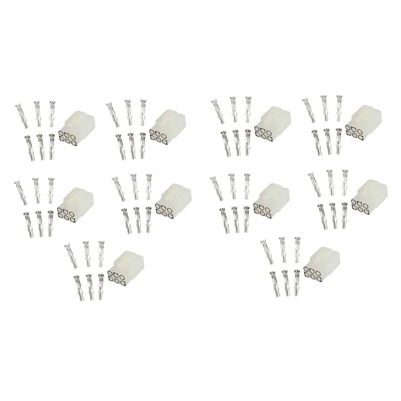 10pcs YAESU Radio 6 Pin Power Socket Cable Connector Shortwave 6pin Plug Adapter for YAESU TK707 FT757 FT-857D 897D Walkie Talki