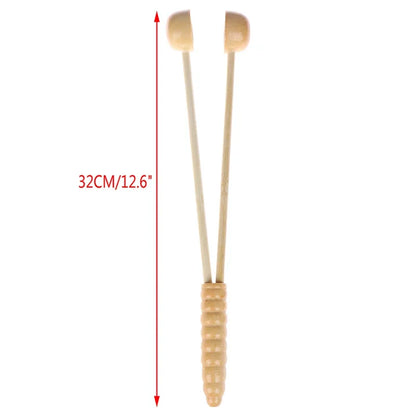 Portable Body Massage Hammer Bamboo Knock Back Neck Waist Leg Relax Home Hammer Massage Stick Health Care