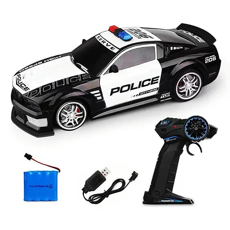 2.4Ghz 1/12 Super Rc Car Radio Remote Control Cars Toy with Lights Durable Chase Drift Vehicle Toys for Boys Kid Child