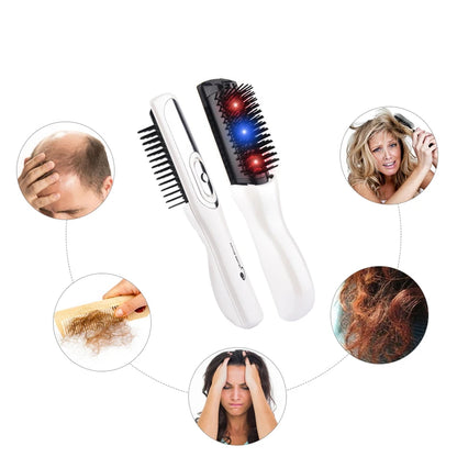 Treatment Massager Brush Electric Infrared Laser Hair Growth Comb Hair Care Styling Hair Loss Regrowth Anti-Hair Loss Therapy