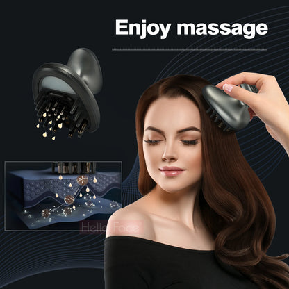 EMS Vibration Head Massager Electric Hair Loss Comb Laser Hair Regrowth Treatment Device Led Therapy Hair Growth Essence