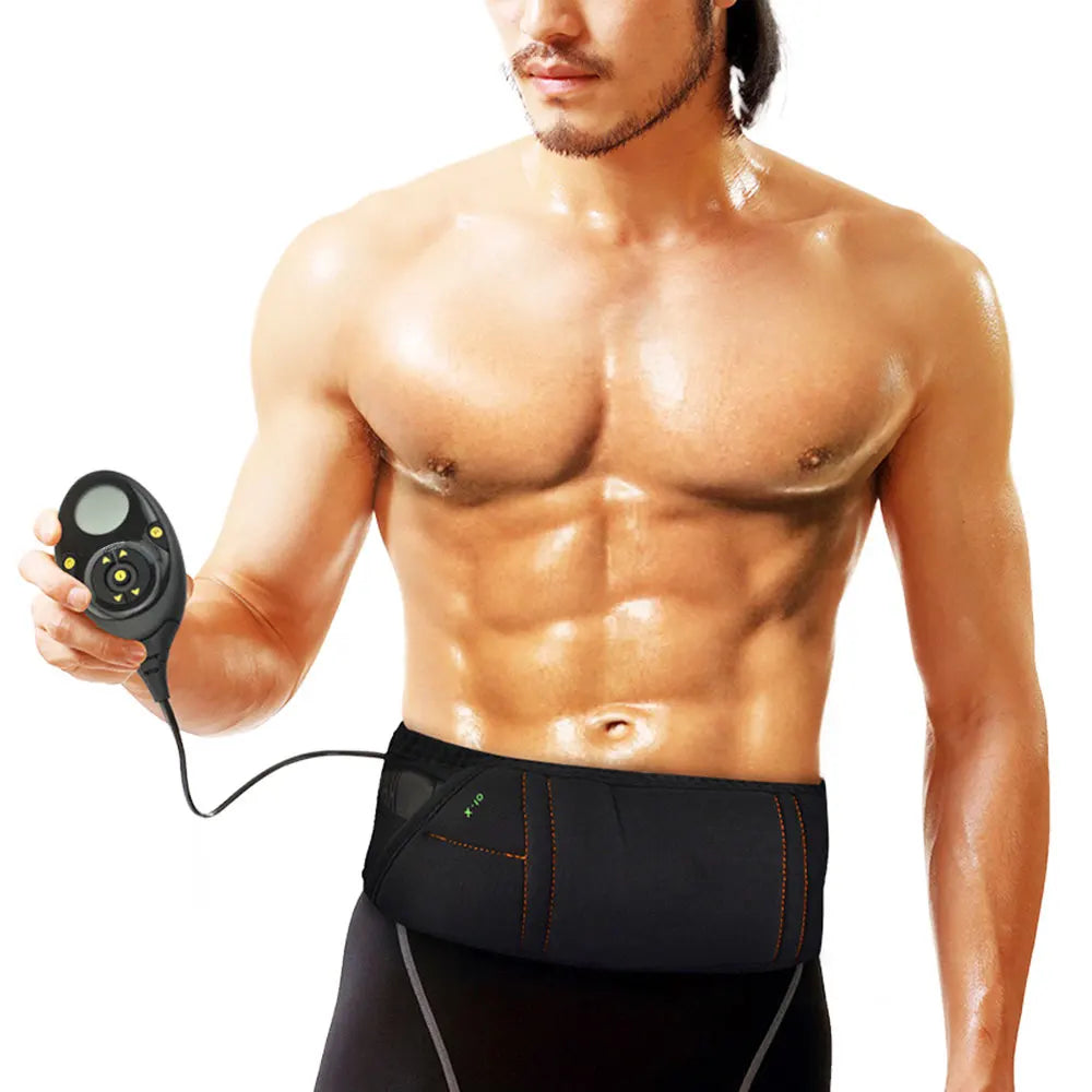 EMS Trainer Abdominal Shaping Massage Belt Electric Slimming Massage Belt Muscle Stimulator Unisex Abdominal Muscle Shaping Belt