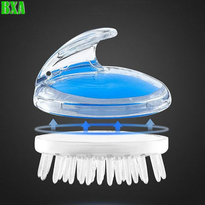 Silicone Brush Shampooer Stop Itch Washing Hair Brush Head Health Massage Comb Washing Hair Artifact Bath Comb for Adult Baby