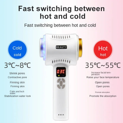 Beauty Import Instrument Facial Ice Compress Instrument Ice Hammer Color Light Rejuvenation Instrument Import Cold and Hot