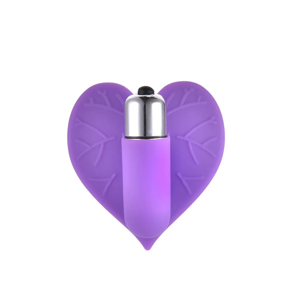 1PCS Silicone Heart Vibrator Clitoris Massager G-Spot Stimulator Outdoor Vibrator Masturbator Sex Toys for Women