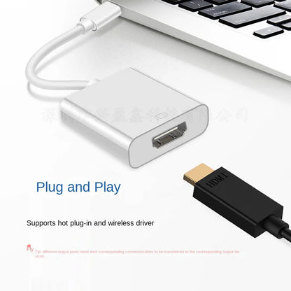 USB-C To HDMI Adapter - Type C To HDMI Converter for MacBook Pro, 1080P Supported