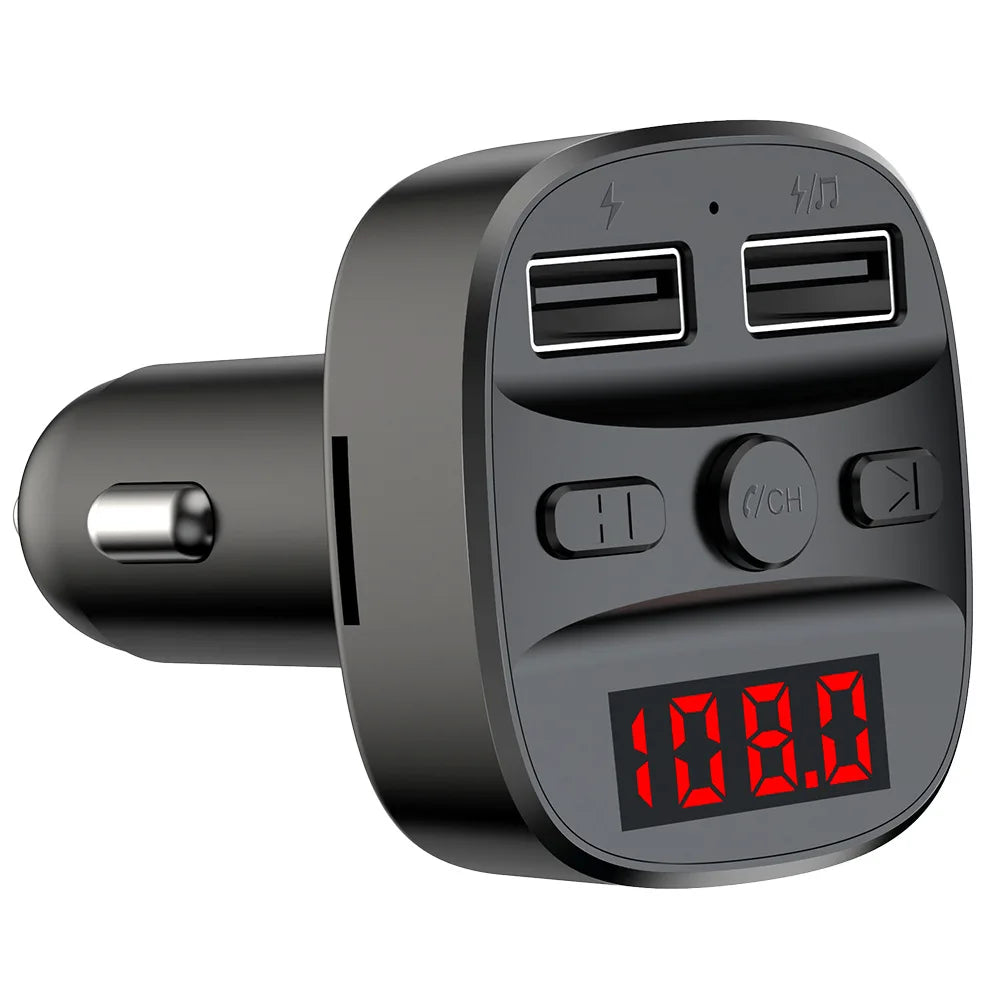 T25 Series Car MP3 Bluetooth Player Car Charger Fast Charging T25Q Bluetooth Hands-Free FM Transmitter