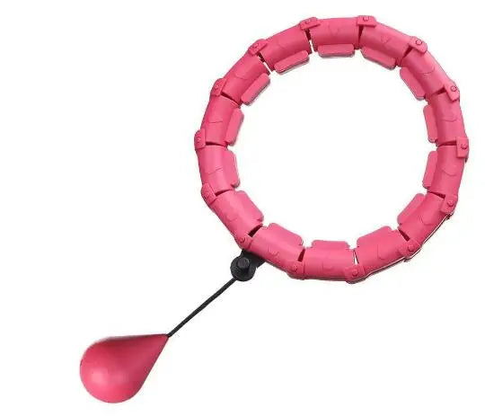 24-Sections Smart Sports Circle Adjustable Thin Waist Massager Fitness Gym Ring Fitness Equipment Waist Easy Weight Loss