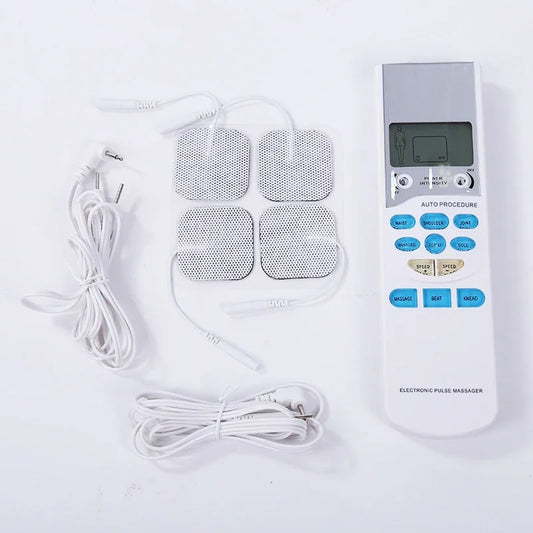 Electric Tens Muscle Stimulator Ems Acupuncture Face Full Body Digital Massager Therapy Herald Massage Tool Electrostimulator