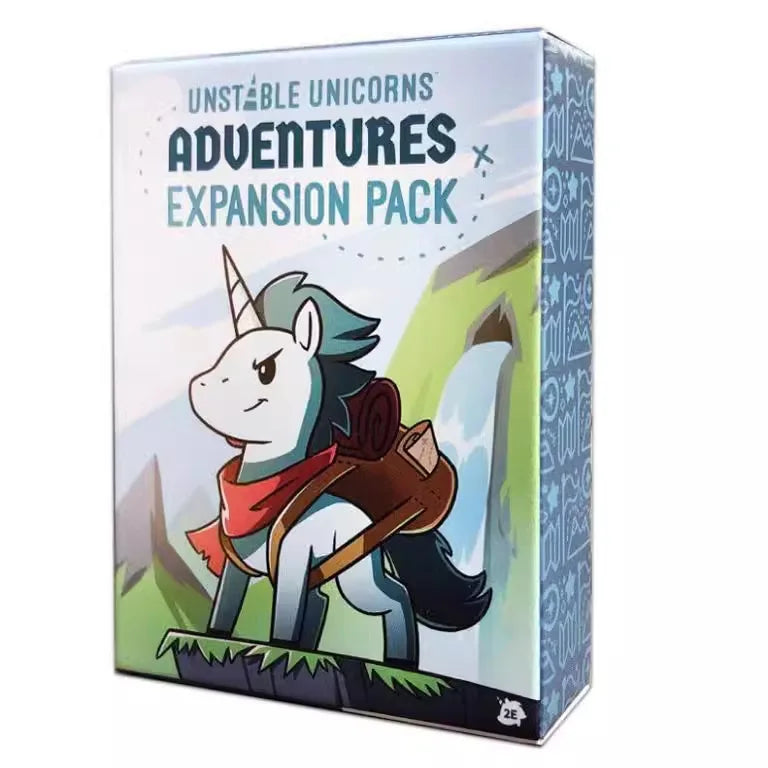 Unstable Unicorns Adventures Unicorns, Adventure Expansion Party Cards Game Cards Game