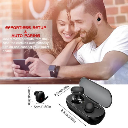 Y30 TWS Wireless Earphone Blutooth Headset HiFi Sound Stereo Sport Bluetooth Headphone Earbuds w/ Mic Headset For iPhone Android