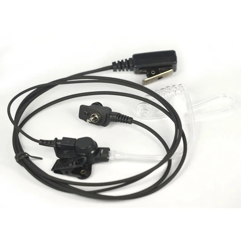 1 Pin 2.5mm Air Tube Earpiece PTT Mic Microphone Headset for Motorola MTH600 MTH650 MTH800 MTH850 MTP850 MTS850 Two Way Radio