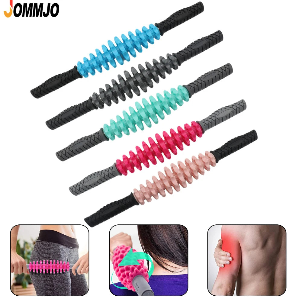 Massage Roller Stick Lymphatic Drainage Massager Cellulite Massager Therapy Muscle Roller For Back Fascia Legs Foot Neck